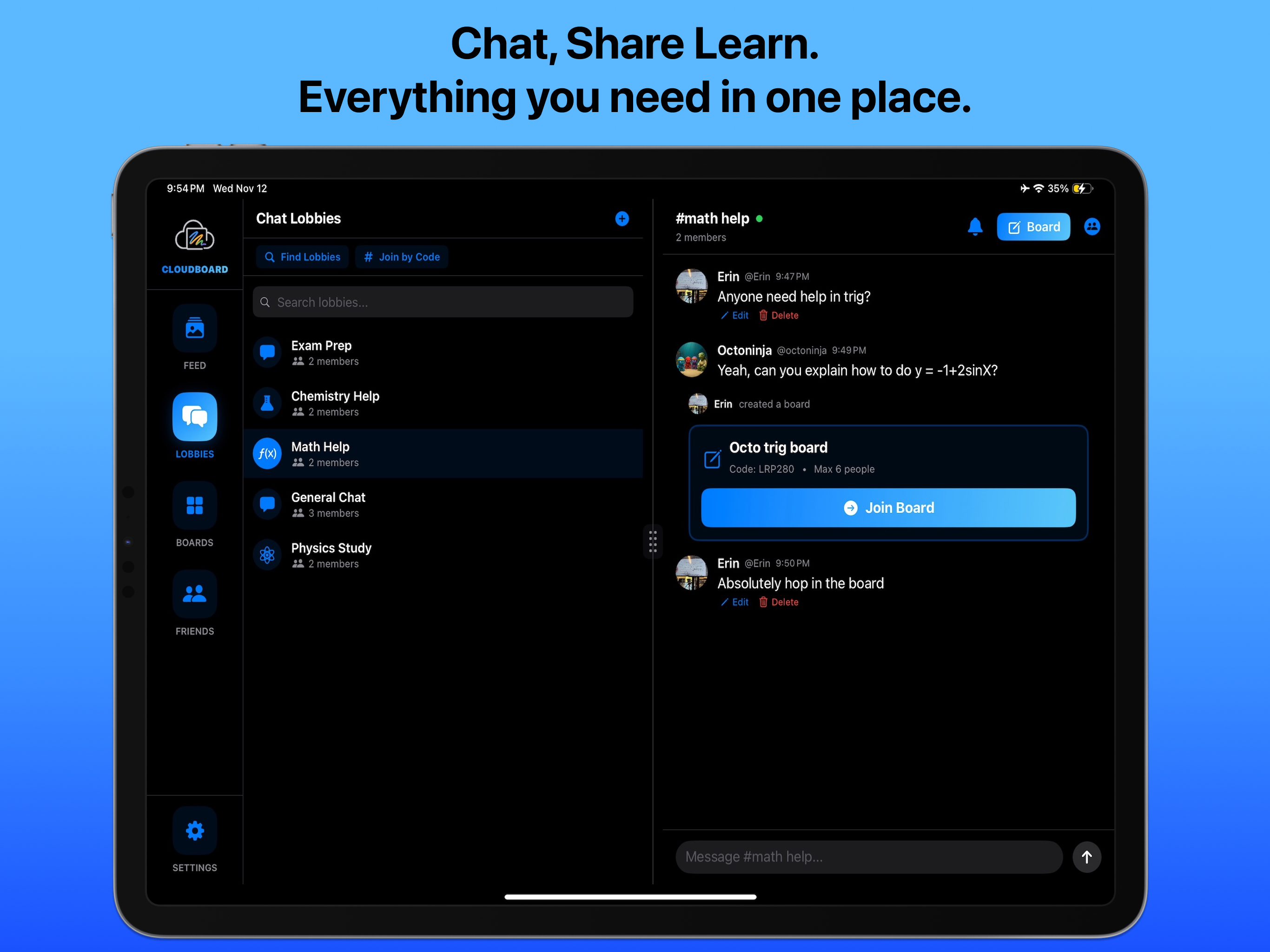 Chat & Direct Messages